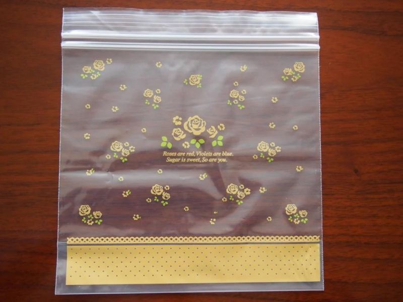 China Factory Custom Design Plastic Zipper Resealable Packaging Bag