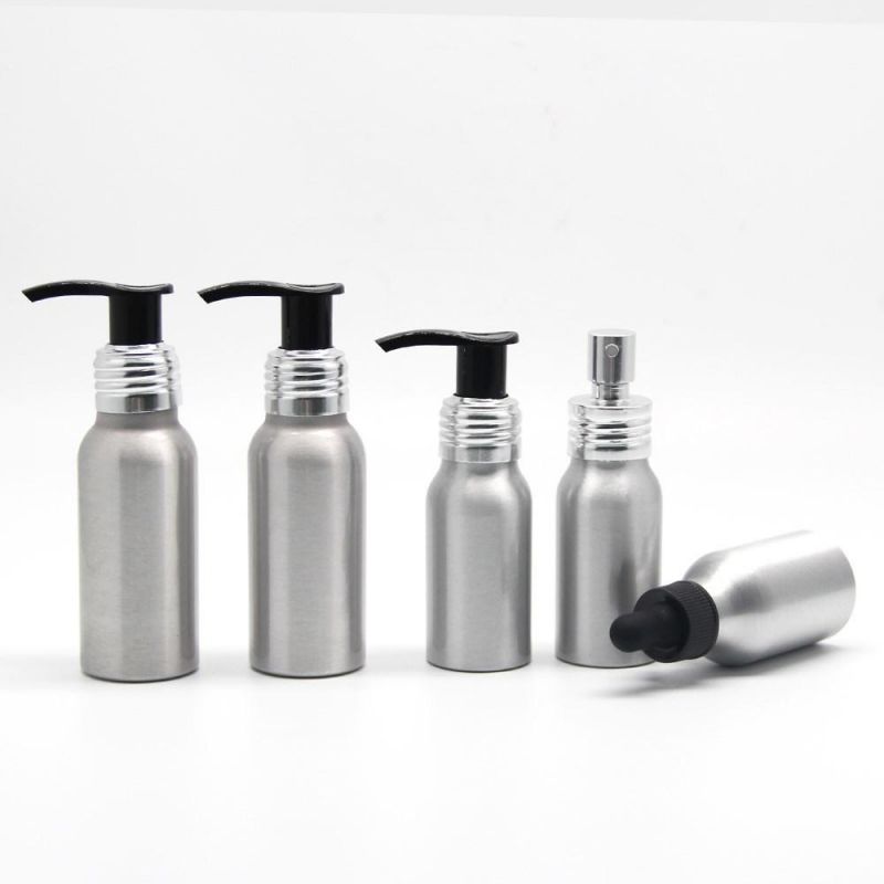 Eco Friendly Cosmetic Aluminum Bottle 10ml-1250ml