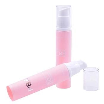 High Quality Black Cosmetic Airless Pump Tube with Window