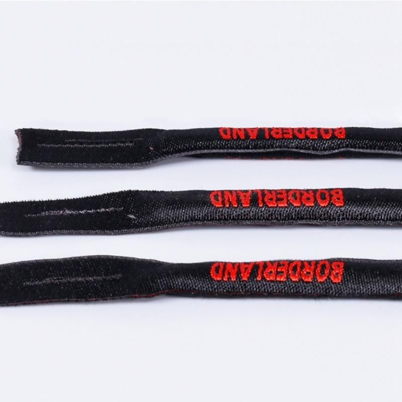 Garment Accesssories Manufacturer Fabric Filling Custom Woven Zipper Puller for out-Door Wear