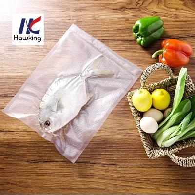 Food Grade Clear or Embossed Vacuum Bag for Food Packaging Nylon/PE