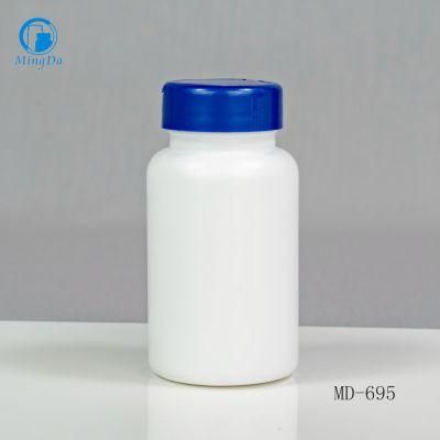 Screw Cap 150ml HDPE White Round Bottle MD-490