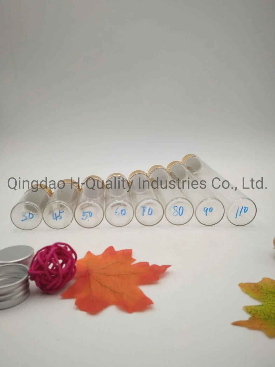 High Borosilicate Glass Tube-Type Bottle/Gift Advertising Bottle/Dried Fruit Bottle/Ready-to-Eat Food Bottle with Aluminum Caps