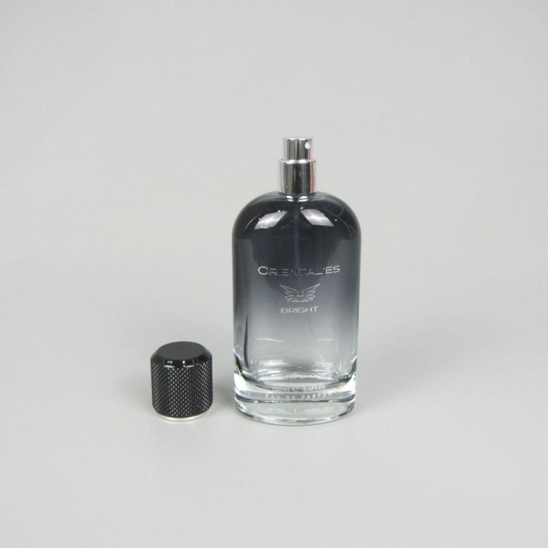 Blue Glass Perfume Bottle 100ml Luxury Empty Perfume Bottle for Dubai