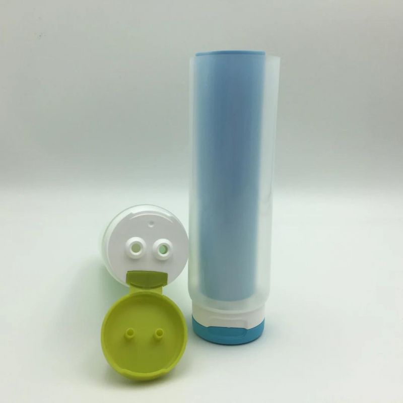 Two Creams Dual Chamber Tube with Flip-Top Lid Cosmetic Printing