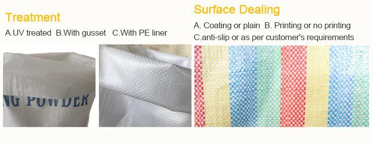 Strong Resistant Puncture 25 Kg 50 Kg PP Woven Plastic Bag