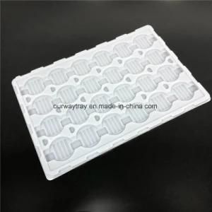 PS Cavities White Electronic Blister Packaging Tray