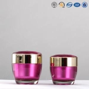 Luxury Crown Series Acrylic Bottles and Jars for Cosmetic Packaging