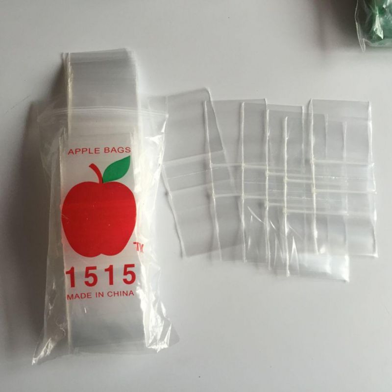 Apple Brand Mini Zip Lock Baggie