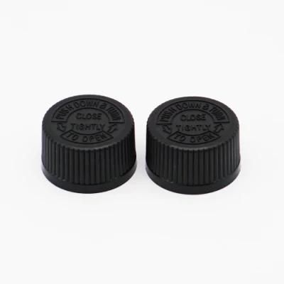 Black Plastic Child Resistant Caps Stable Quality Childproof Cap