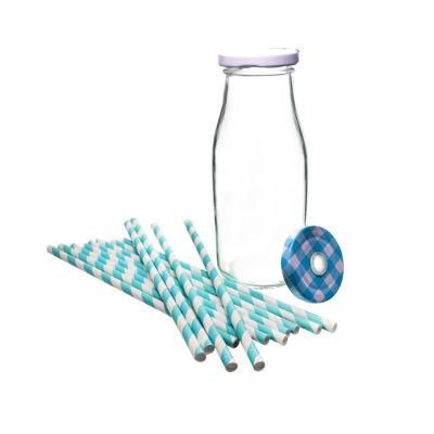 200ml 250ml 500ml 1000ml Transparent Empty Fresh Dariy Glass Milk Bottle