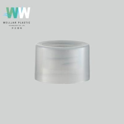 PP Plastic Sunken Surface Smooth Double Transparent Cap for Bottle