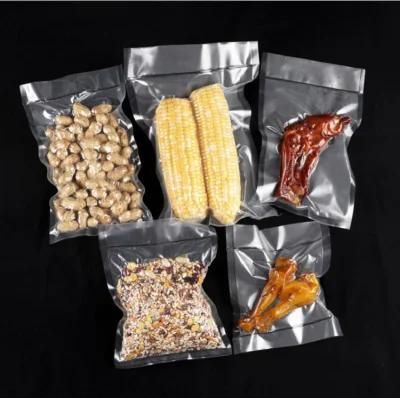 Transparent Custom Large Personalized 3 Seal Side Seal Food Sealer Vacuum Bag