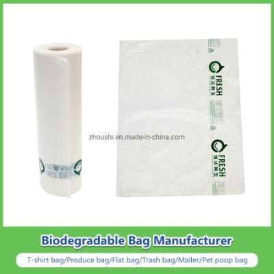 PLA+Pbat/Pbat+Corn Starch Biodegradable Bags, Compostable Bags, Supermarket Bags for Outdoor
