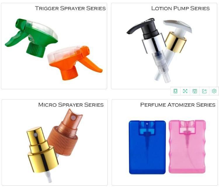 SL 18410 20410 24410 28410 Black White PP Plastic Ribbed Skirt Fine Mist Sprayer Pump Sprayer for Hand Sanitizer Spray Bottle