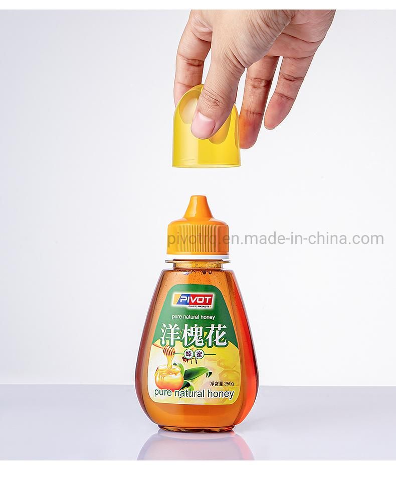 600g Food Grade Pet Honey Jars Plastic Squeeze Honey Bottle