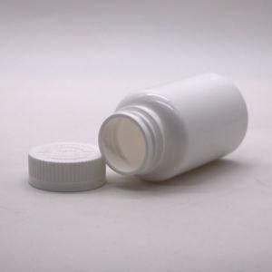 Food Glass 150ml HDPE White Plastic Bottle/Jar for Tablets and Capsules for Medical Use