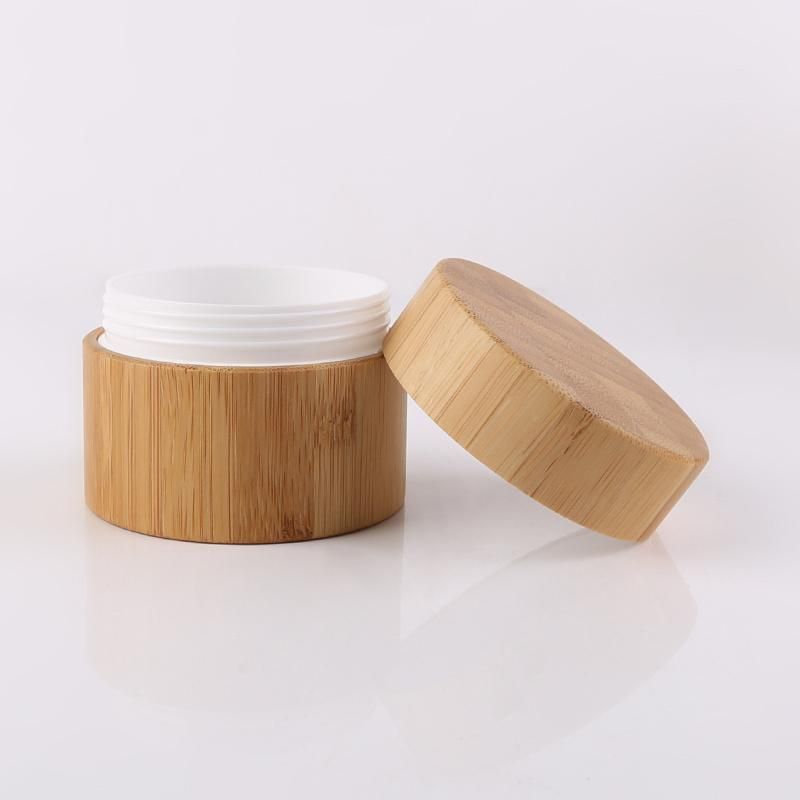 Bamboo Cosmetic Jar for Organic Cream and Lotion