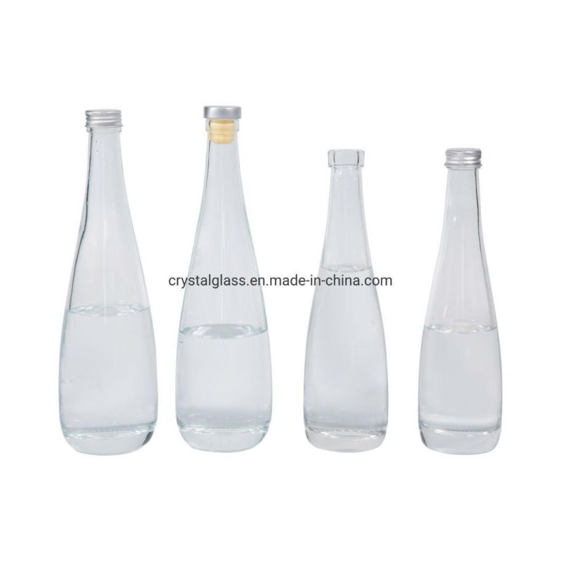 300ml 500ml Cold Press Juice French Fresh Glass Bottle with Metal Lid
