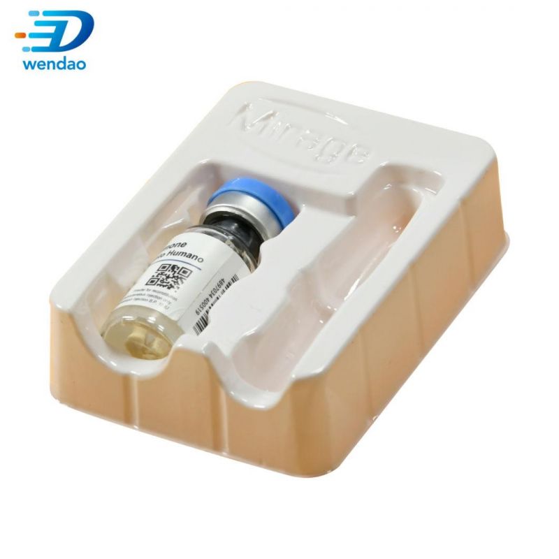 Medical Ampoule Glass Vial Blister Plastic Packaging Tray for 1ml 2ml and 10ml Vials