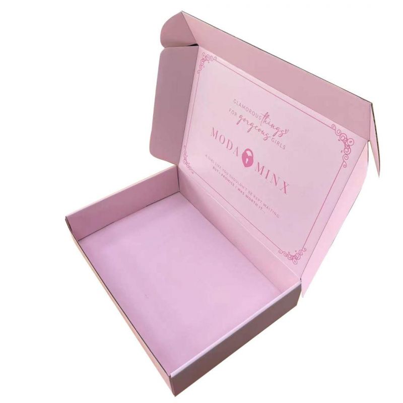 Customized Factory Double Printing Foldable Corrugated Paper Hard Gift Cosmetic Boxes