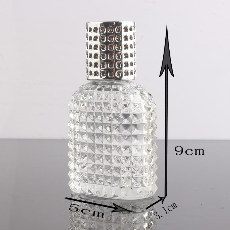 Bottle with Spray Empty with Atomizer Refillable Bottles 30ml 50ml Pineapple Portable Glass Perfume