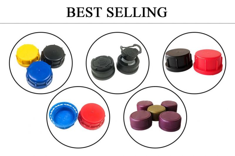 China Factory Price42mm Plastic Screw Cap for Tin Can, Plastic Spout Lid for Square Tin Can Plastic Lid