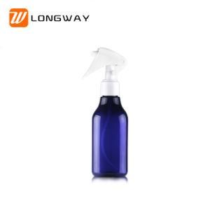 Factory 200ml Price Square Shape Spray Pet Bottle with Mouse Spray Pump for Packaging