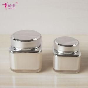 20g Thick Wall Square Shape Cosmetic Cream Jar for Skin Care Packing