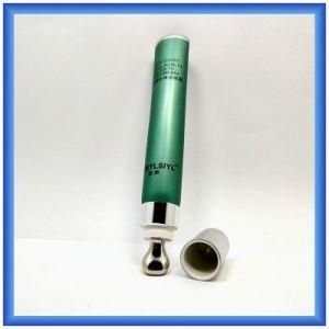 Free Sample Custom Aluminum Laminates Cosmetic Soft Tube Eyes Cream Packaging Tube with Massage Head