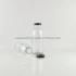 Lead Free Clear Glass Bottle with Metal Closure