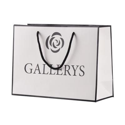 Wholesale White Customized Printed Shopping Packaging Paper Bag