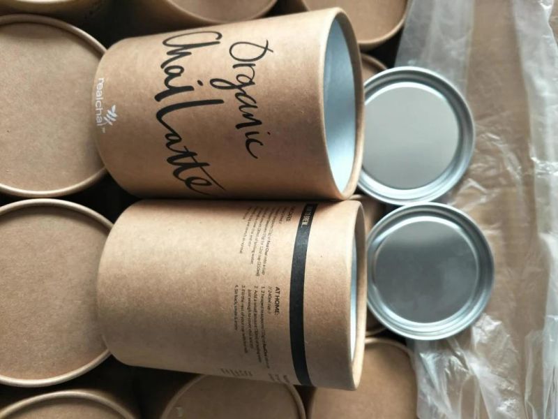 Cardboard Spice Protein Tea Powder Packaging Paper Tube