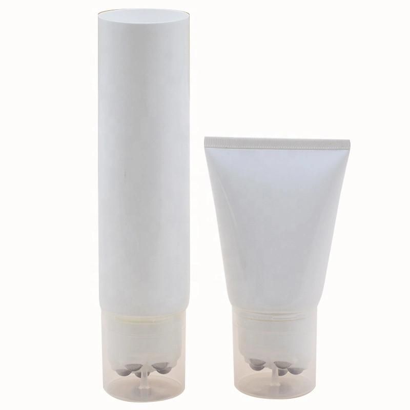 Body Massage Tube with Applicator Cosmetic Packaging Tube Aluminum/Plastic