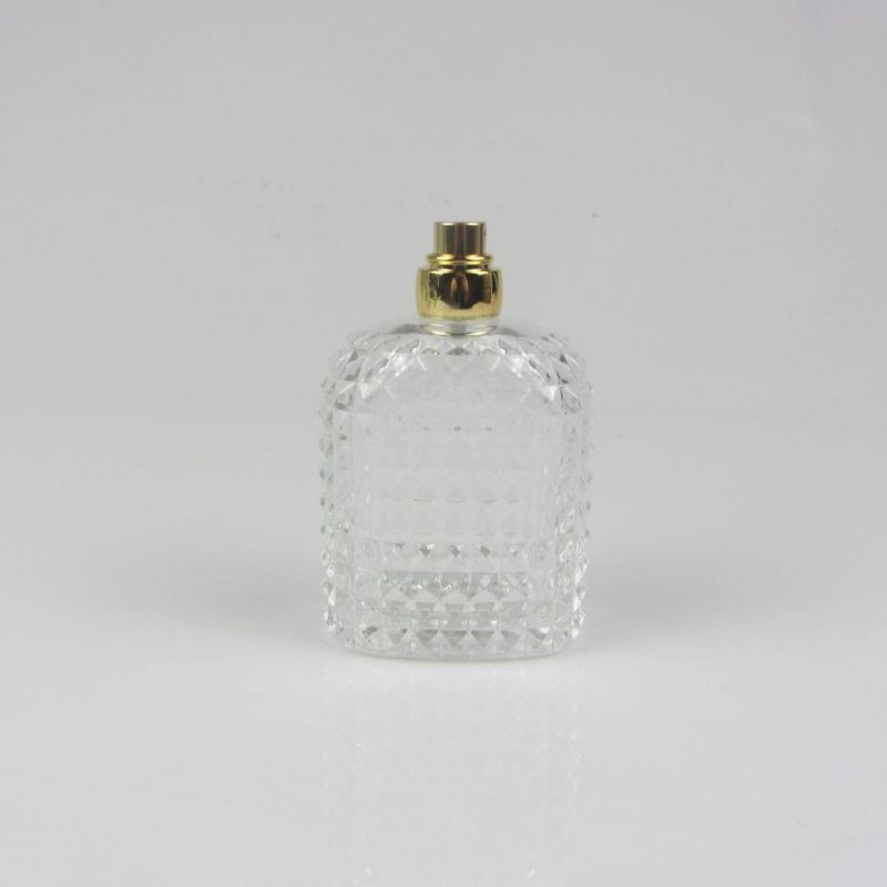 Fashion Shape Perfume Glass Bottle with Different Color Cap