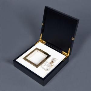 China Factory Hot Sale Wooden Oud Oil Crystal Bottle Box Gift Set