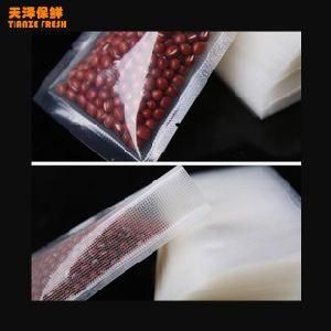 70-100um Clear Front Embossed Back PA/PE Vacuum Pouch Bag for Food Packing