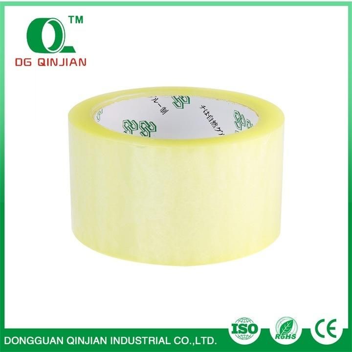 Light Yellow Adhesive Super Clear BOPP Packing Tape