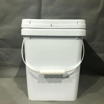 19L 5 Gallon Plastic Food Grade Packing Square Pail