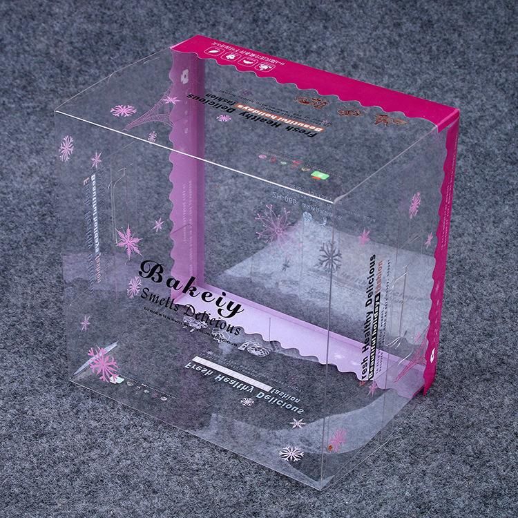 Custom Clear PVC/PET/PP Plastic Small Gift Cosmetic Packaging Boxes