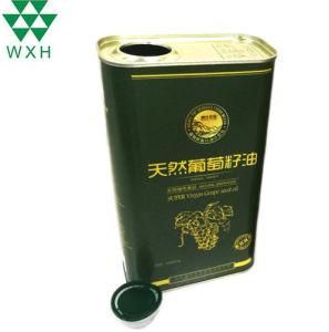 1L Food Packaging Cooking Oil Can Metal Tin Container