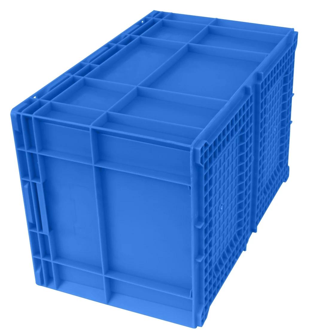HP5e Plastic Turnover Logistics Container Box HP Standard Auto Parts Logistic Box Durable Opaque Plastic Storage Boxes