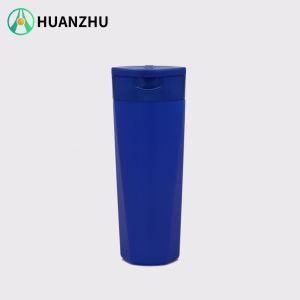 200ml PE Blue&#160; Plastic Bottle Squeeze Bottle Shampoo Bottle with Flip Cap