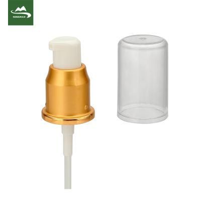 Cosmetic Packaging Cream Pump Treatment Pump with Overcap Plastic PP Cap Liquid Dispenser 18/410 20/410 18/415 20/415
