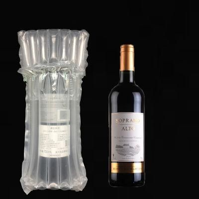 Wine Bottle Protector Bubble Bags Bottle Delivery Air Column Cushion Bags for Packing and Safe