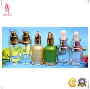 Glass Essential Oil Bottle with Electroplating Aluminium Dropper