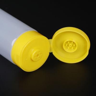 Custom Empty Eco Friendly Biobased Plastic PE Shampoo Tube Hand Cream Body Lotion Soft Cosmetic Packaging Squeeze Tub