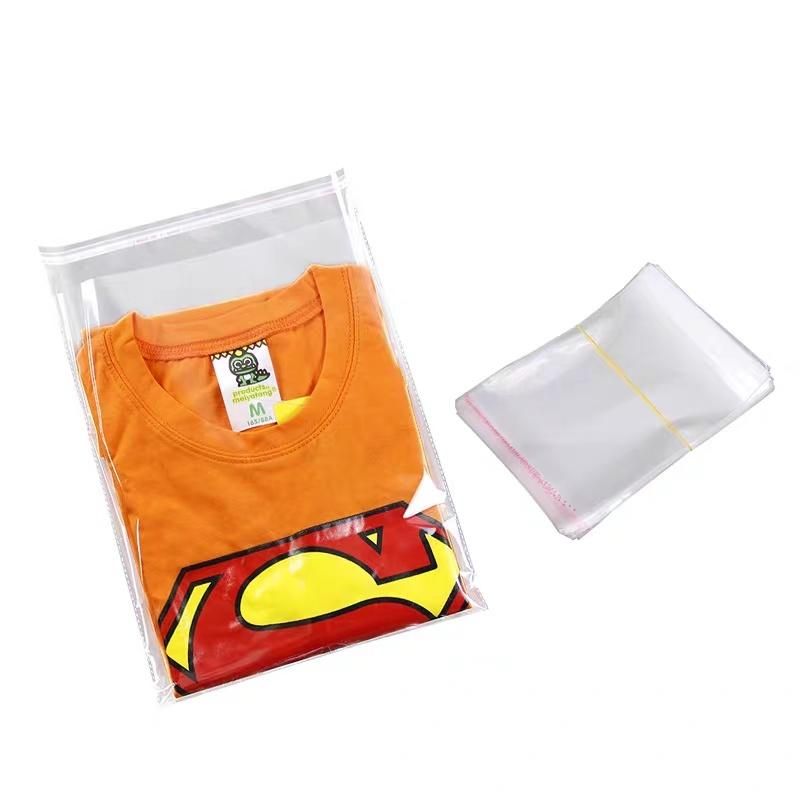 Crystal Clear Reclosable Poly Bags Plastic OPP Self Adhesive Bag