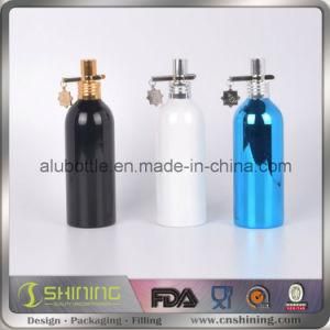 Metal Aluminum Cosmetic Spray Bottle with Vacuum Coating