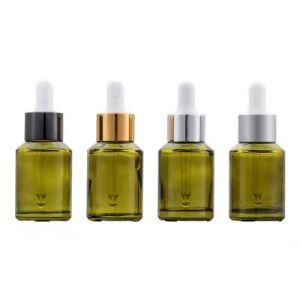 Wholesale Amber Colored Essential Oil Glass Bottle with Black Dropper